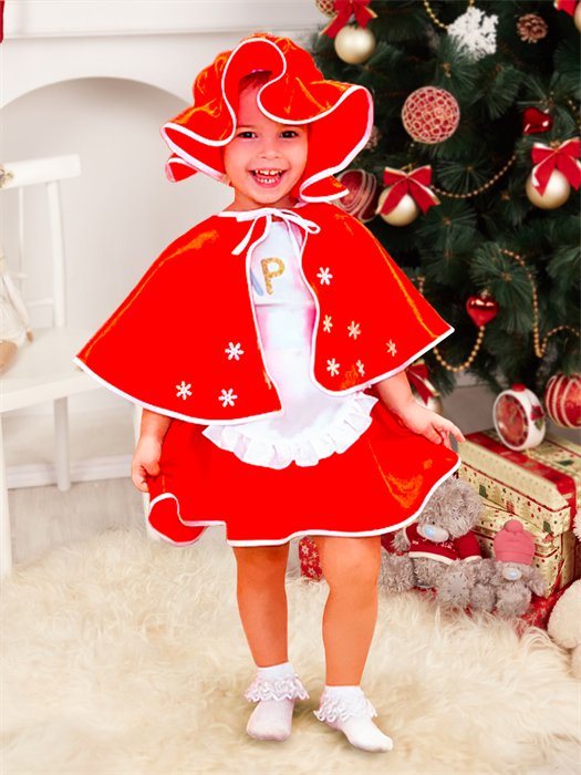 новогодний костюм красная шапочка