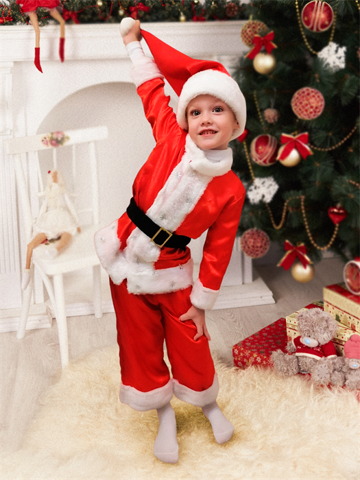 новогодний костюм санта
